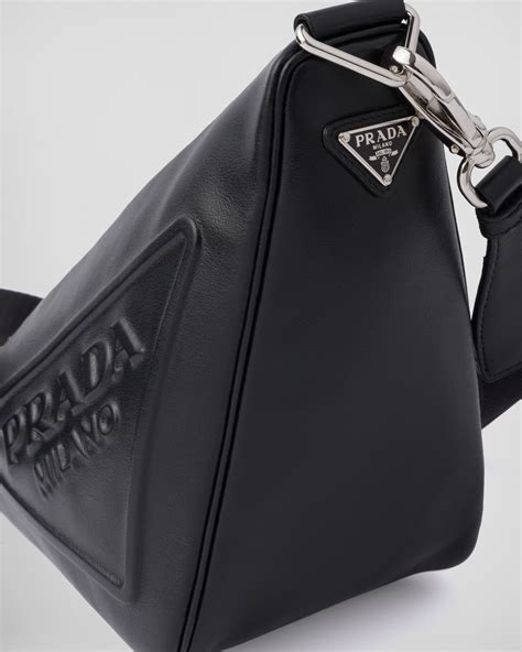 technical fabric mens camera bag prada|prada triangle leather bag.